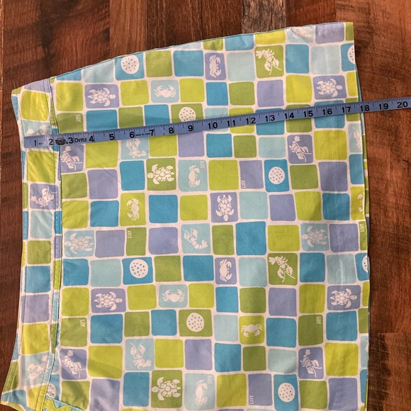 LILLY PULITZER blue & green skort - Picture 6 of 8